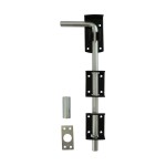 Timco Garage Drop Down Bolt - Black