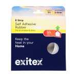 Timco Exitex E Strip - Self-Adhesive - White