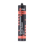 Timco Fire Door Intumescent Acrylic Sealant 310ml - White
