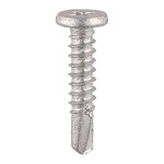 Timco Metal Construction Sheet & Framing Screws Low Profile Pancake Phillips - Silver Organic