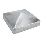 Timco Fence Post Cap - Zinc
