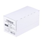 Timco Masonry Mickey Nails Fixed Washer Zinc - 100 Pack