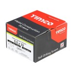 Timco Metal Construction Heavy Section Self Drilling Screws Hex - Silver Organic
