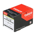 Timco Metal Construction Heavy Section Self Drilling Screws Hex - Silver Organic