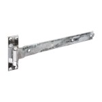 Timco Pair of Cranked Band & Hook On Plates - Hot Dipped Galvanised
