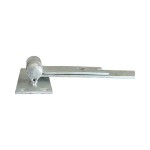 Timco Pair of Straight Band & Hook On Plates - Hot Dipped Galvanised