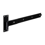 Timco Pair of Straight Band & Hook On Plates - Black