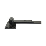 Timco Pair of Straight Band & Hook On Plates - Black