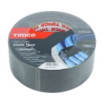 Timco Heavy Duty Cloth Tape 50m x 50mm - Black