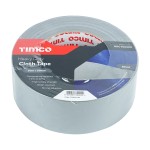 Timco Heavy Duty Cloth Tape 50m x 50mm - Silver