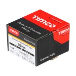 Timco Hammer-In Fixings 4 x 30mm Pozi - Yellow