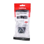 Timco Safety Pattern Hasp & Staple - Black