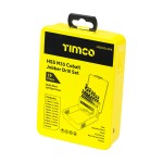 Timco Ground Jobber Drill Bit Set Cobalt M35 19pc