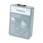 Timco Ground Jobber Drill Bit Set HSS 19pc