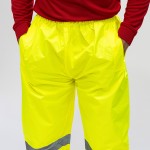 Timco Hi-Visibility Elasticated Waist Trousers - Yellow