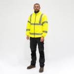 Timco Hi-Visibility Fleece Jacket - Yellow