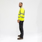 Timco Hi-Visibility Polo Shirt - Long Sleeve - Yellow