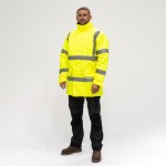 Timco Hi-Visibility Parka Jacket - Yellow