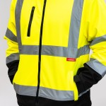 Timco Hi-Visibility Softshell Jacket - Yellow
