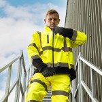 Timco Hi-Visibility Softshell Jacket - Yellow