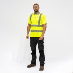 Timco Hi-Visibility Polo Shirt - Short Sleeve - Yellow