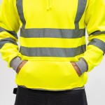 Timco Hi-Visibility Sweatshirt with Hood - Yellow