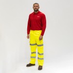 Timco Hi-Visibility Executive Trousers - Yellow