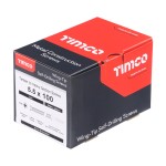 Timco Metal Construction Heavy Section Self Drilling Screws Countersunk, Wing-Tip - Zinc