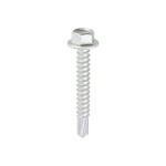 Timco Metal Construction Light Section Self Drilling Screws Hex - Silver Organic