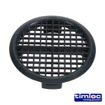 Timco Timloc Push-in Soffit Vent - Grey - 1139