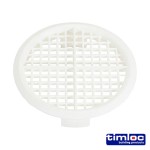 Timco Timloc Push-in Soffit Vent - White - 1140