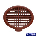 Timco Timloc Push-in Soffit Vent - Brown - 1142