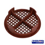 Timco Timloc Push-in Soffit Vent - Brown - 1142