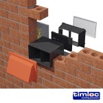 Timco Timloc Through-Wall Cavity Sleeve for One Airbrick - 1202/1