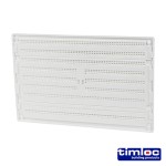 Timco Timloc Internal Plastic Hit and Miss Louvre Grille Vent - White - 1209W