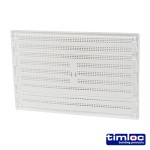 Timco Timloc Internal Plastic Louvre Grille Vent with Flyscreen
