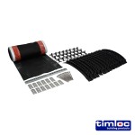 Timco Timloc Roll Out Dry Fix Ridge Kit - Black - 54700