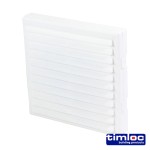 Timco Timloc Aero Core Through-Wall Vent High Rise and Baffle - Terracotta - ACV7HRTE
