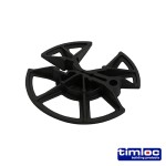 Timco Insulation Retaining Discs 65mm - Black