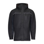 Timco Waterproof Lined Rain Jacket - Black