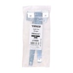 Timco Pair of Light Tee Hinges - Zinc