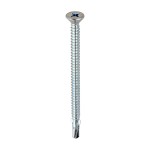 Timco Metal Construction Light Section Self Drilling Screws Countersunk, Wing-Tip - Zinc