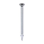 Timco Metal Construction Light Section Self Drilling Screws Countersunk, Wing-Tip - Silver Organic