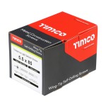 Timco Metal Construction Light Section Self Drilling Screws Countersunk, Wing-Tip - Silver Organic