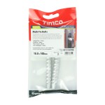 Timco Masonry Bolts Hex - Silver