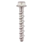 Timco Masonry Bolts Hex Flange 6 x 50mm - Silver