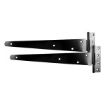Timco Pair of Medium Tee Hinges - Black