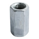 Timco Hex Connector Nuts - Zinc