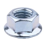 Timco Hex Serrated Flange Nuts - Zinc