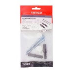 Timco Pan/Bidet Fixing Kit - White